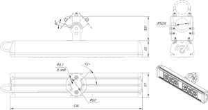 LED светильник SVT-STR-MPRO-Max-81W-65'