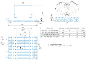 LED светильник SVT-STR-MPRO-102W-65-CRI80-5700K-DUO'